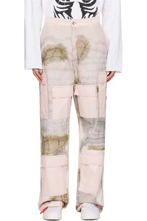 Who Decides War Pink Darning Cargo Pants