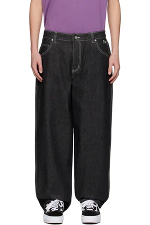 DIME Black Classic Baggy Jeans