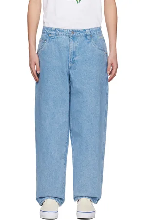 DIME Blue Classic Baggy Jeans