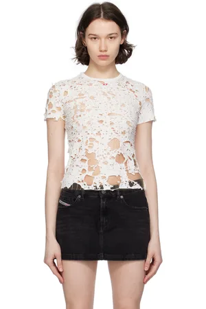 Diesel White T-Uncyna T-Shirt