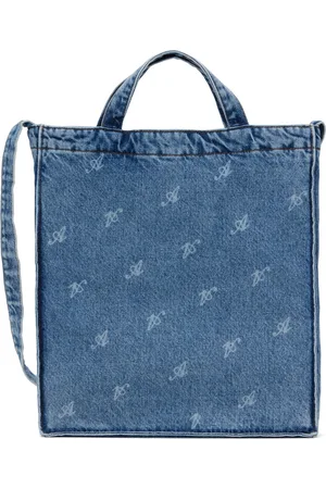 Axel Arigato Blue Dune Script A Denim Tote
