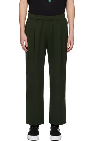 DIME Khaki Pleated Trousers