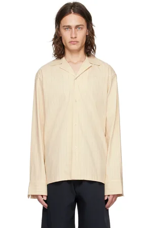 Rohe Off-White Pinstripe Shirt