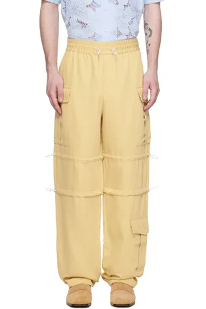 WALES BONNER Yellow Roam Cargo Pants
