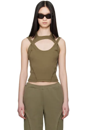 SRVC Khaki Marfa Tank Top
