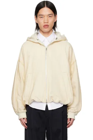 WOOYOUNGMI Off-White Overlay Hoodie