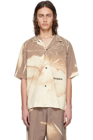 Stone Island Brown Graphic Shirt