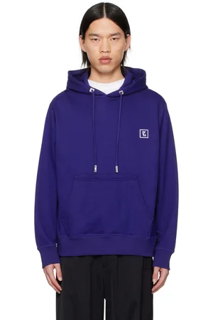 WOOYOUNGMI Navy Patch Hoodie