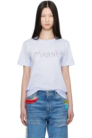Marni Blue Mending T-Shirt