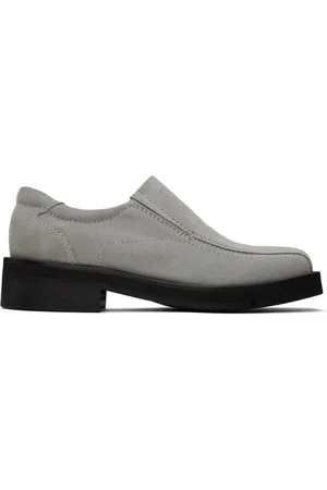 Soulland Gray Moog Suede Loafers