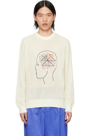 KIDSUPER STUDIOS White Thoughts In My Head Sweater