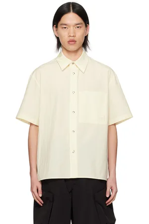 WOOYOUNGMI Off-White Press-Stud Shirt