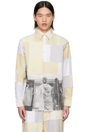 KIDSUPER STUDIOS Beige Patchwork Shirt