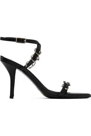 Miaou Black GIABORGHINI Edition Reno Heeled Sandals