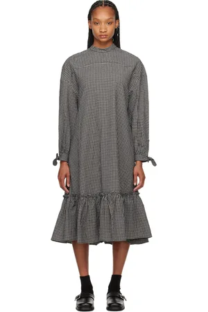 YMC Black Rushmore Midi Dress