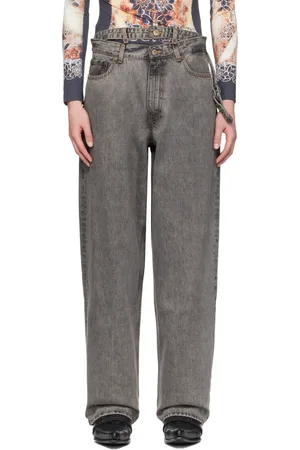 Y / PROJECT Black Multi Waistband Jeans