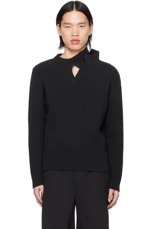 Y / PROJECT Black Cutout Sweater