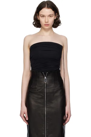 Wolford Black Fatal Draping Bodysuit