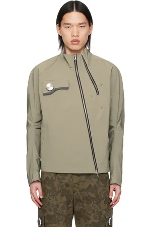 CMMAWEAR Khaki Articulated Sleeve Jacket