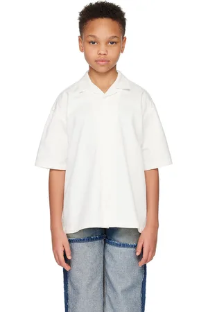 MARTINE ROSE SSENSE Exclusive Kids Off-White Shirt
