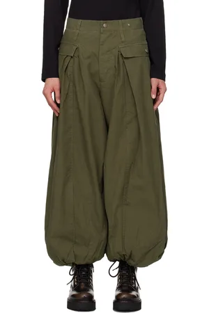 R13 Green Jesse Trousers