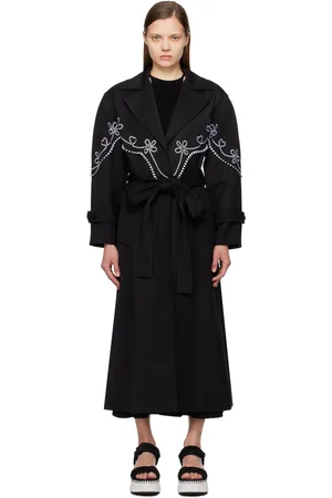 Chloé Black Embroidered Coat
