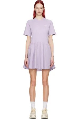 Moncler Purple Paneled Minidress