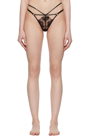 Agent Provocateur Black Litzia Thong