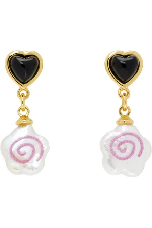 SANDY LIANG Gold Narutomaki Earrings