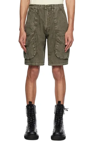 R13 Khaki Pocket Shorts