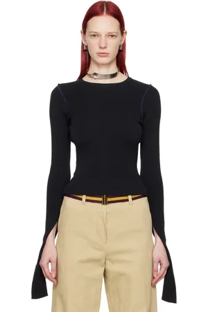 Maison Margiela Black Inverted Seam Sweater
