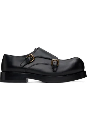 Bottega Veneta Black Helium Monkstraps