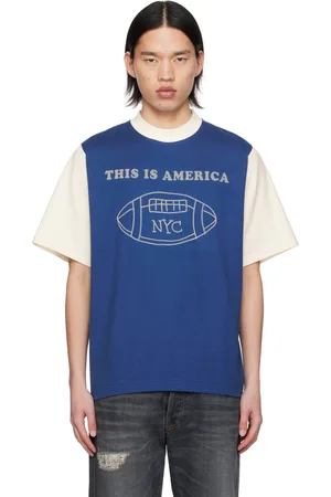 rice nine ten Switching T-Shirt