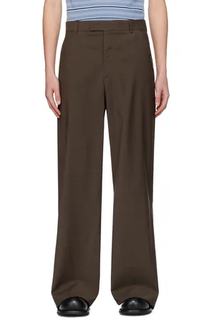 MARTINE ROSE Brown Three-Pocket Trousers