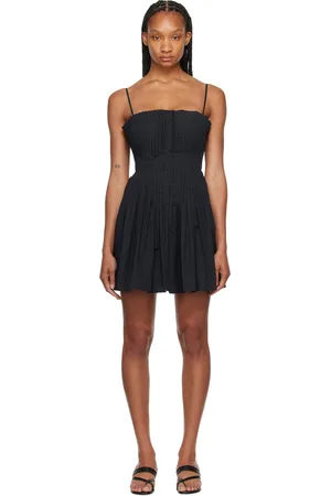 Staud Black Bella Minidress