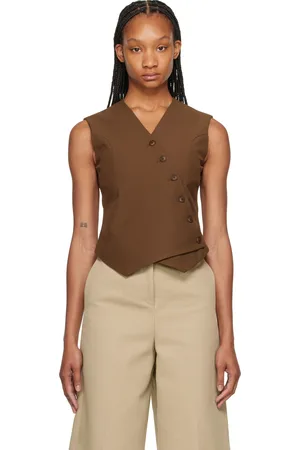 The Frankie Shop Maesa Cross Vest
