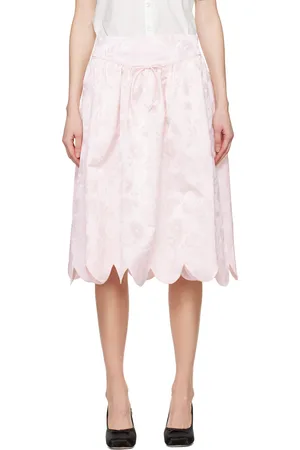 SANDY LIANG Pink Greta Midi Skirt