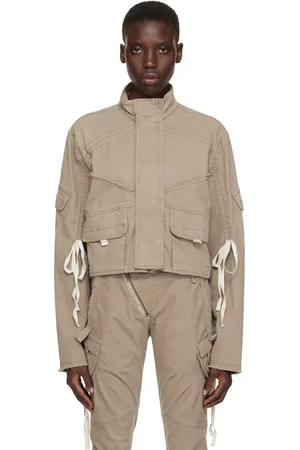 OTTOLINGER Taupe Drawstring Jacket