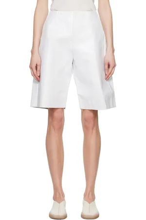 GABRIELA COLL GARMENTS White No.277 Leather Shorts