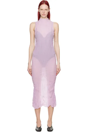 GABRIELA COLL GARMENTS Purple No.265 Maxi Dress