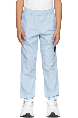 Stone Island Kids Blue 30801 Cargo Pants