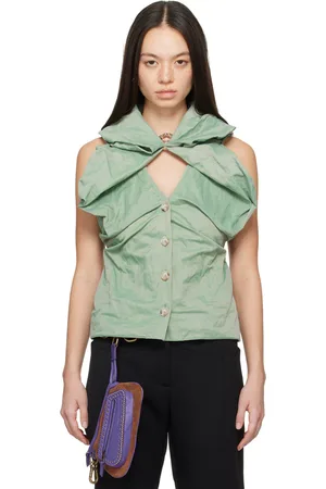 Kiko Kostadinov Green Lozan Tank Top