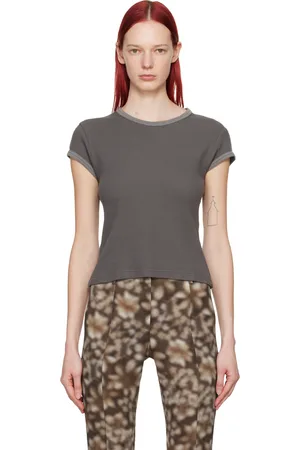 Acne Studios Gray Garment-Dyed T-Shirt