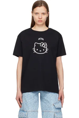 GCDS Black Loose T-Shirt
