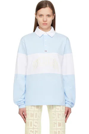 GCDS Blue & White Lounge Polo