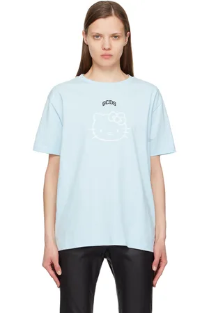 GCDS Blue Loose T-Shirt
