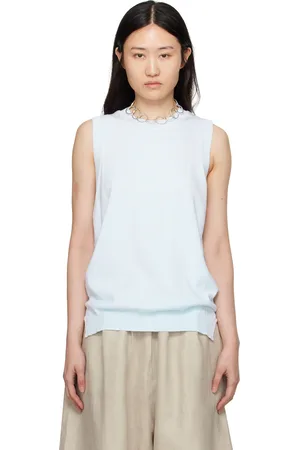 CORDERA Blue Regular Fit Tank Top