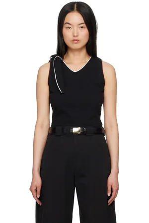 LEMAIRE Black Bindings Tank Top