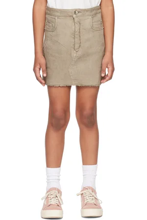 Rick Owens Kids Gray Lido Denim Skirt