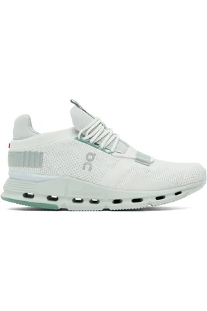 On Running Gray & Green Cloudnova Sneakers